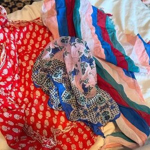 Colorful Patterned Scarves
